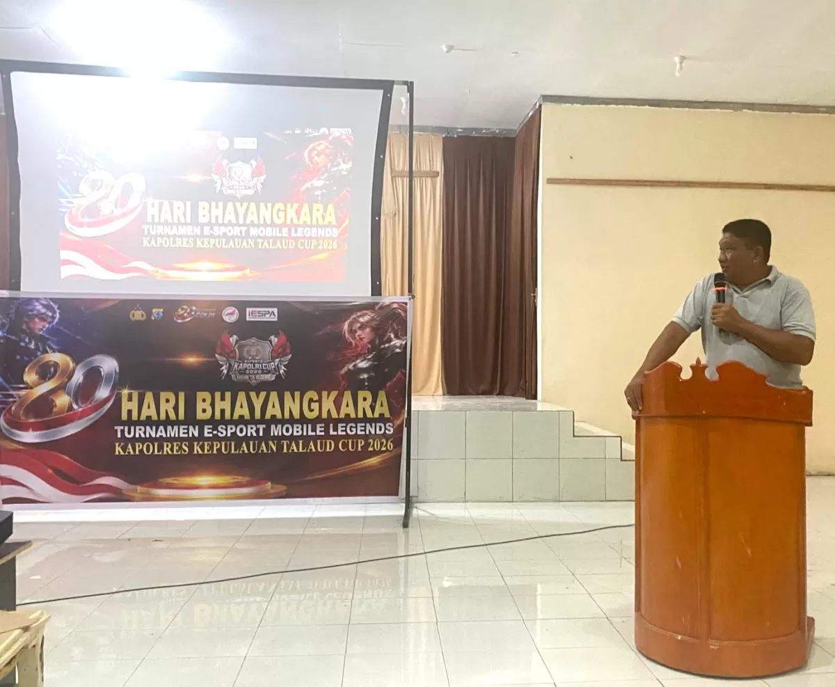 Wakili Kapolres Talaud. WakaPolres Talaud, Kompol Kretsman Mulalimda, S.Pd. MH  (Istimewa) (Humas Polres Kepulauan Talaud)