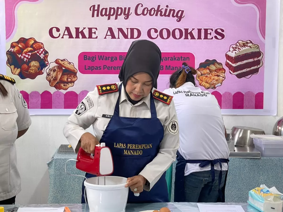 Lapas Perempuan Manado di Tomohon Gelar Pelatihan Pembuatan Cake dan Cookies (Dok. Istimewa/Lapas Perempuan Tomohon)