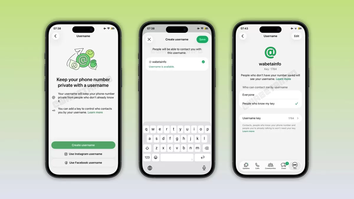 Whatsapp Luncurkan Feature Username (Dok. Ist)