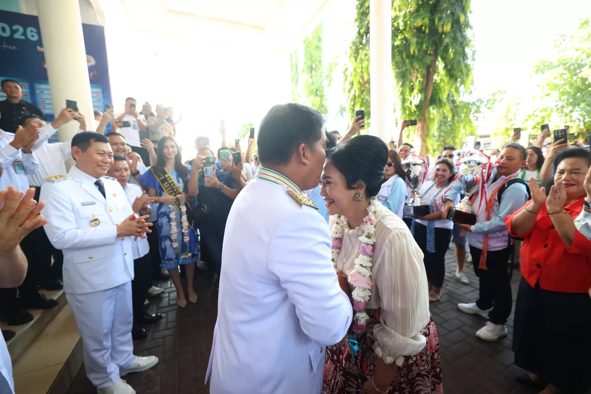 Sosok Anik Yulius Selvanus Dibalik Suksesnya Kontigen Sulut di Pesparawi Nasional XIV di Manokwari (Dok. Istimewa)