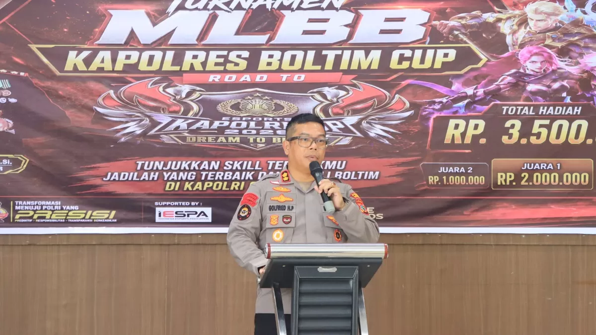 Kapolres Boltim Membuka MLBB (Dok. Istimewa)