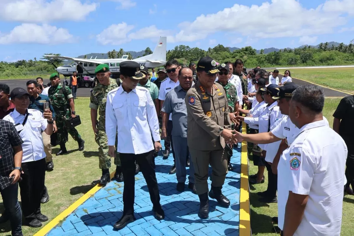 Gubernur Sulut tiba di Talaud (Istimewa)