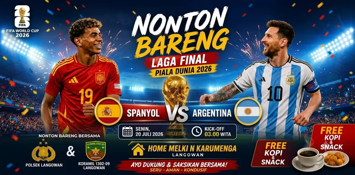 Flyer Nonton Bareng Final Piala Dunia (Stefanus Goni)