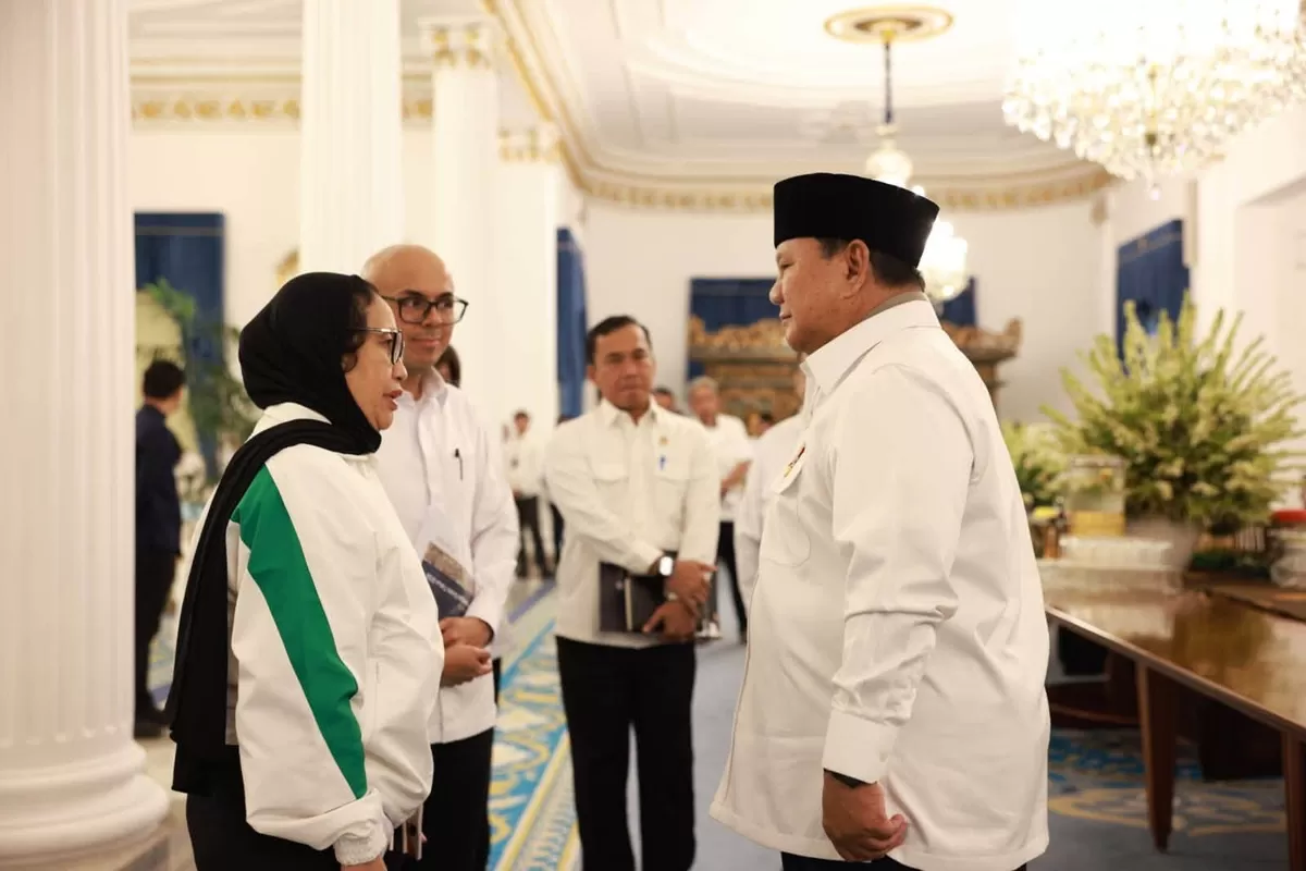Nanik Deyang berpamitan ke Prabowo Subianto (Istimewa)