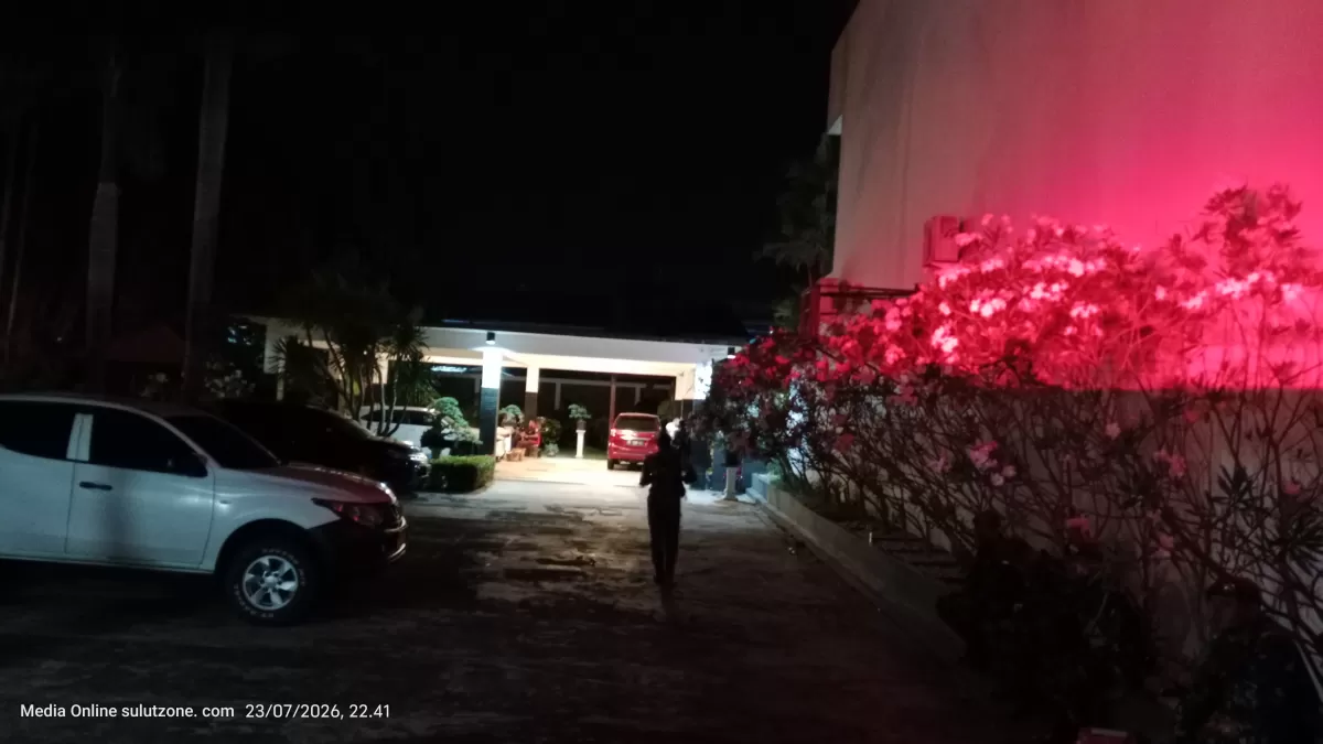Kediaman JA, Bos IT Center sementara berlangsung Penggeledahan dari Kejati Sulut (Dok. Sulutzone)