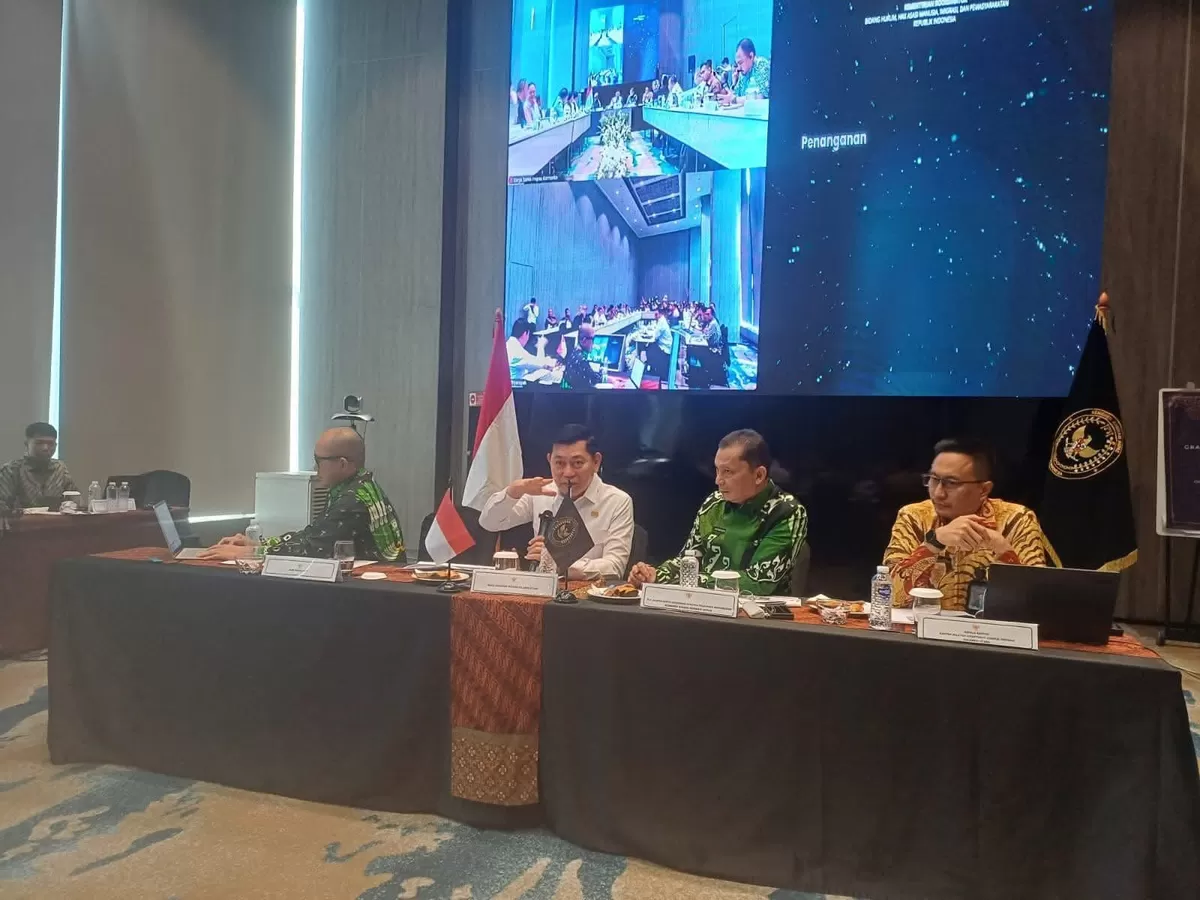 Wakil Gubernur Sulawesi Utara, Dr. Johannes Victor Mailangkay, S.H., M.H., saat menghadiri Rapat Desk Koordinasi Penanganan PFDs di Jakarta.  ((Foto: Dok. Istimewa))