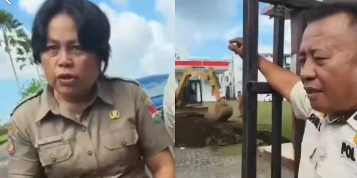 Screen Shoot Video Viral Satpol PP Mitra (Dok. Istimewa/Facebook Franky Dregs)