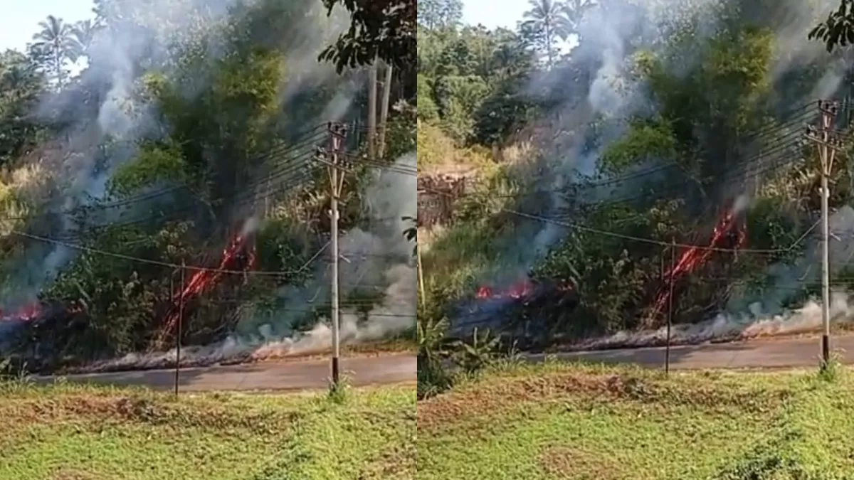 lokasi kebakaran di Jalan Batu Moloda, Kelurahan Gogagoman, Sabtu (8/8/2026) (Foto: Syilvia Lasupu/Media)
