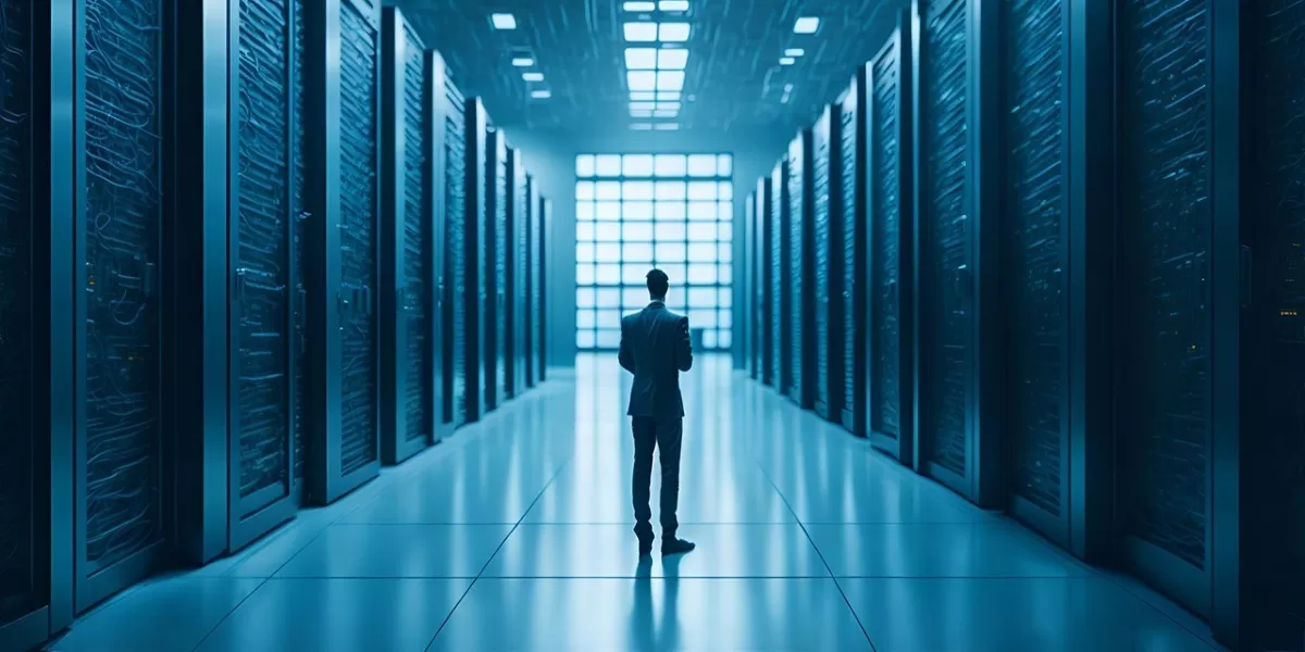 Ilustrasi ruang pusat data. PT NexAI Digital Infrastruktur Tbk (MGLV) berencana memperkuat bisnis data center melalui rights issue yang berpotensi menghimpun dana sekitar Rp2,4 triliun. (Pete Linforth dari Pixabay)