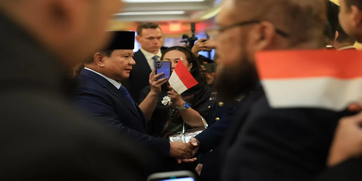 Mahasiswa Indonesia di Amerika Serikat (AS) menyambut hangat kedatangan Presiden Prabowo Subianto. 
