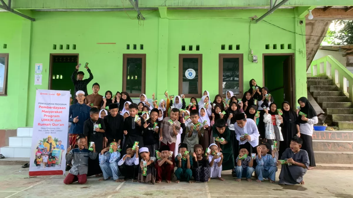 Dokumentasi Rumah Zakat dengan Santi Auladul Mustopa (Foto Dokumen istimewa )