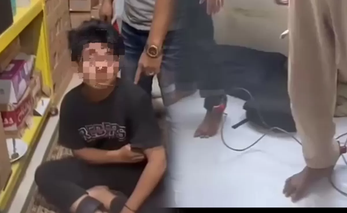 Tiga pemuda di Senen disekap &amp; dirantai 3 pekan setelah dituduh mencuri. Pelaku minta tebusan Rp50 juta namun korban tak dilepas. (Instagram@fpkb_jakarta)