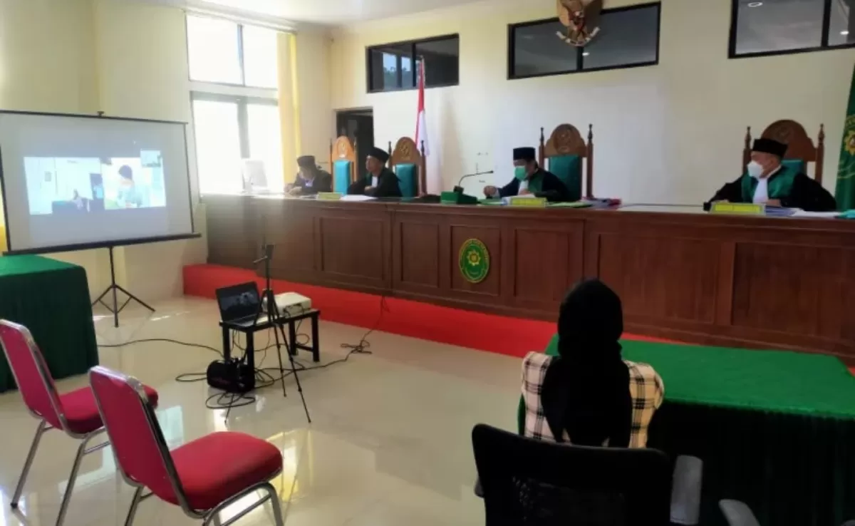Ilustrasi ruang sidang di Pengadilan Agama. (MA)