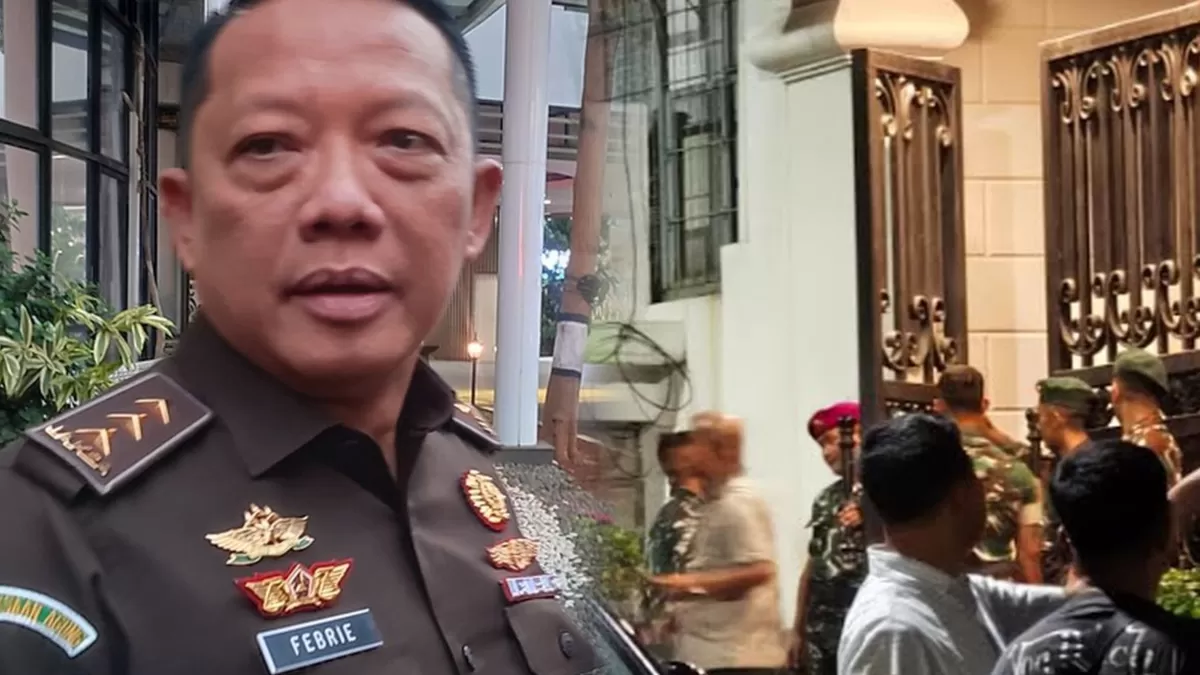 Rumah Jampidsus Febrie Ardiansyah dijaga ketat TNI. (Istimewa)