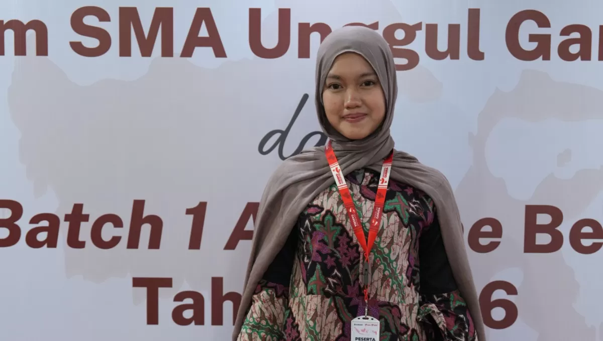 Salma Astami Putri, Penerima Beasiswa Garuda Gelombang I. (Dok. Bakom RI)