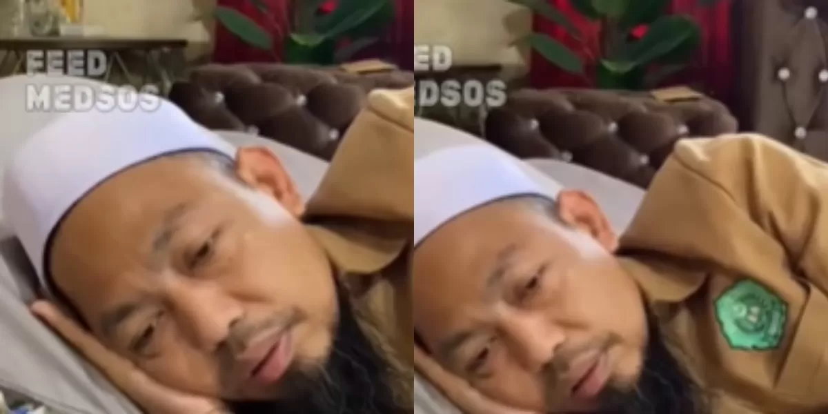Menyoroti tanggapan pimpinan Ponpes Al-Ibrahimy di Lombok yang kini ditetapkan sebagai tersangka kasus pembakaran santrinya.  (Instagram.com/@feedmedsos)