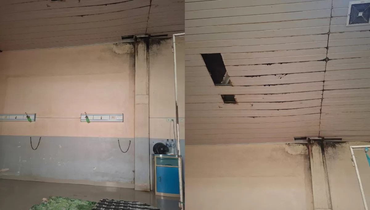 Kondisi salah satu ruang perawatan di RSUD Sawerigading Rampoang, Kota Palopo. (Wadahinspirasi.com)