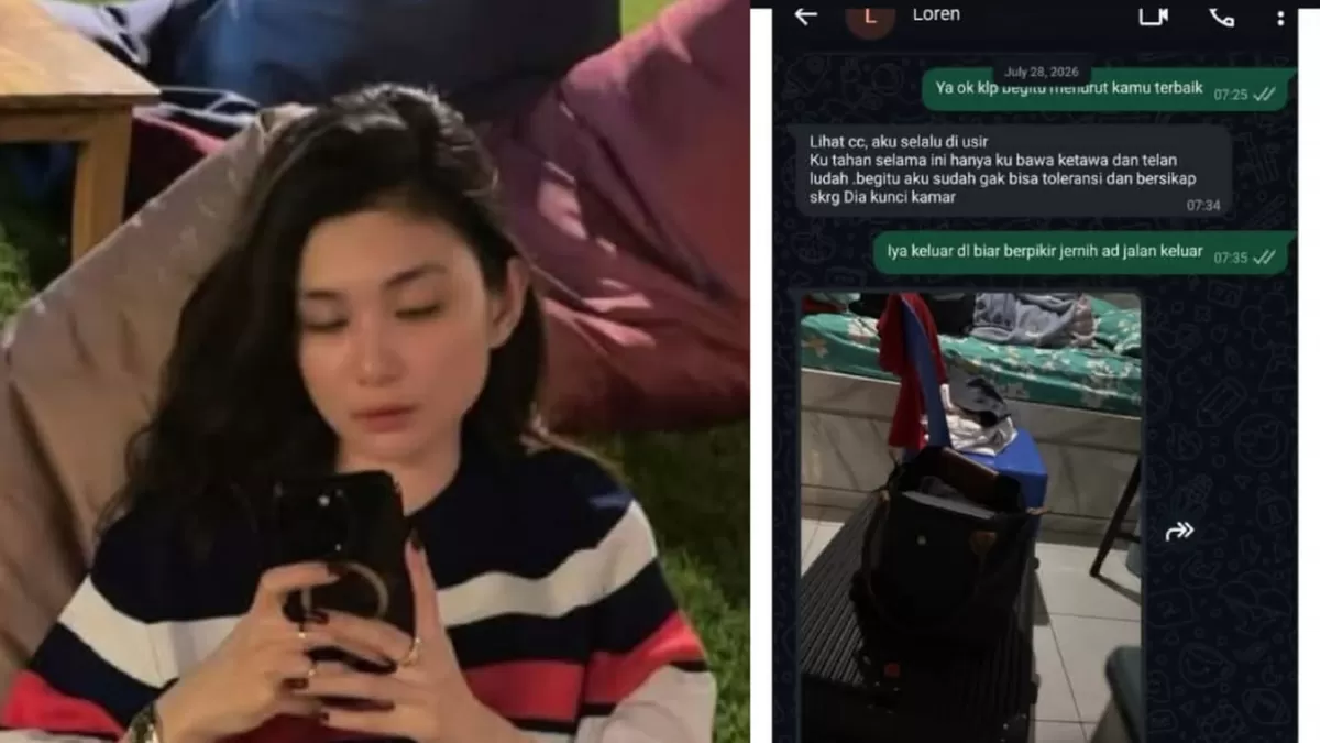 Pesan Winda Lorenza Gowasa kepada sahabat dekat mengenai kondisi di rumah mantan suaminya di Medan, Sumatera Utara.  (Instagram/michellebuulolo - sahabatloren)