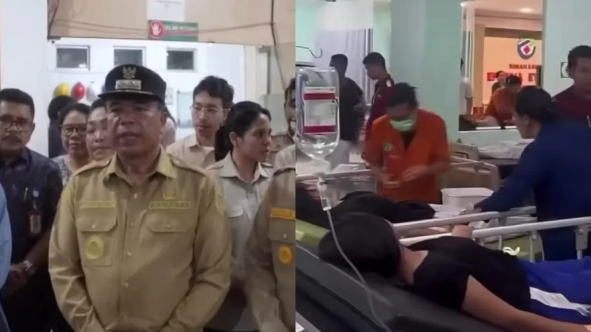 Bupati Karo, Antonius Ginting sebut siswa yang diduga keracunan MBG di Berastagi dalam kondisi baik.  (Instagram/kominfo_karo)