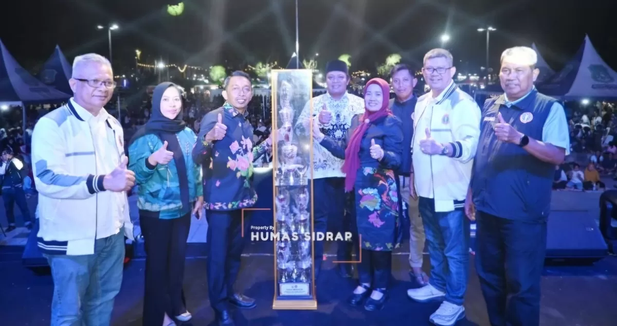 Sidrap sukses mengawinkan status tuan rumah dan juara umum Porsenijar PGRI Sulsel 2026, unggul atas Kota Makassar dan Kabupaten Barru. (Dok.Instagram@porsenijarsulsel)