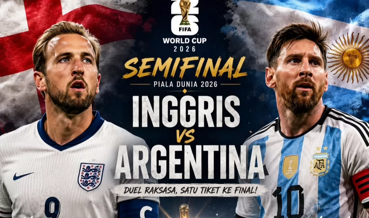 Argentina dan Inggris berebut tiket final Piala Dunia 2026. Messi mengandalkan mental juara, sementara Inggris datang dengan kekuatan baru. (Dok.fifaworldcup)