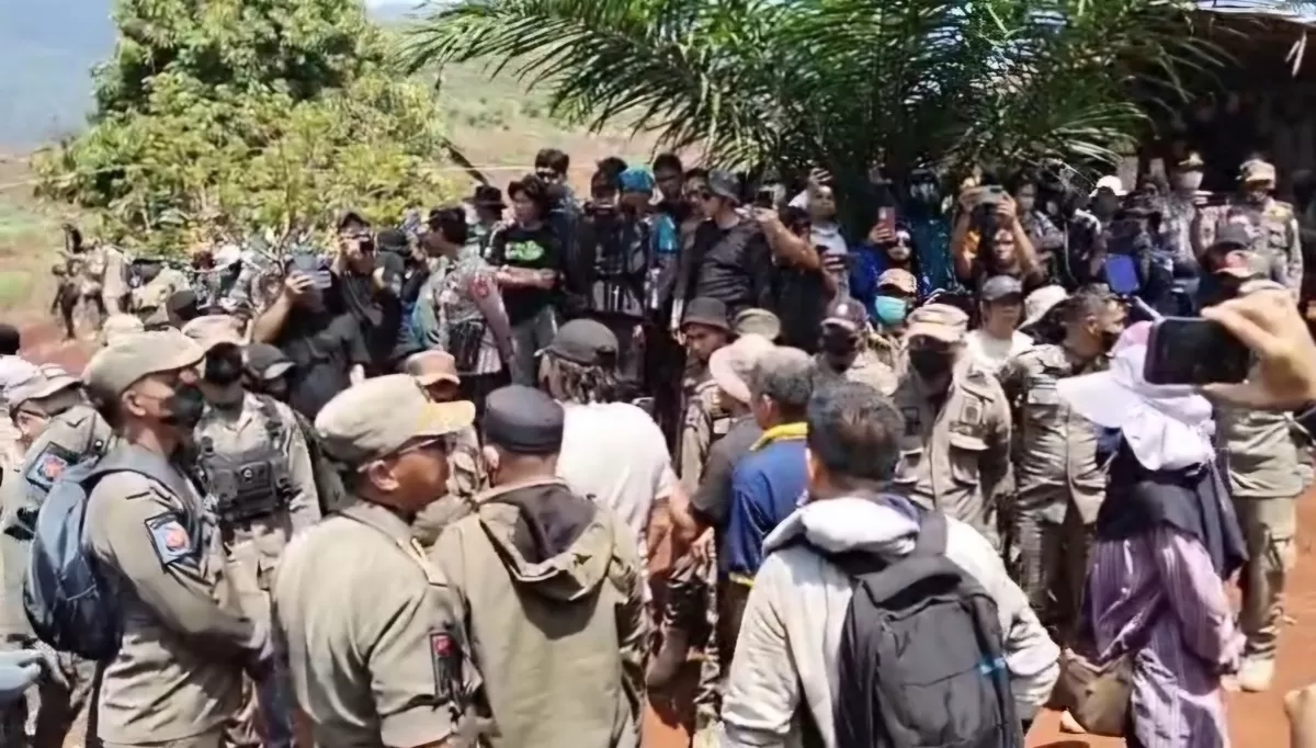 Puluhan organisasi masyarakat sipil mengecam penggusuran Petani Laoli di Luwu Timur dan mendesak penghentian PSN PT IHIP. (Dok.MetroSelebes.com/sam)