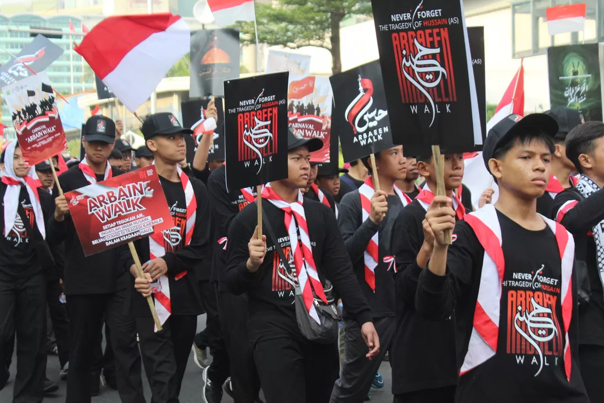 Arbain Walk 2026 di Jakarta diikuti sekitar 600 peserta yang membawa pesan perdamaian, keadilan, kemanusiaan, dan semangat kemerdekaan Indonesia. (Dok.Panitia Arbain Walk )
