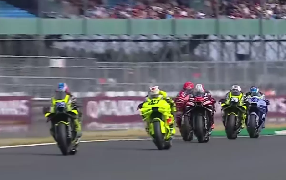 Jorge Martin menjuarai Sprint Race MotoGP Inggris 2026 di Silverstone saat Aprilia menyapu tiga besar, Marc Marquez dan Bagnaia terpuruk. (Dok.SPOTVNEW)