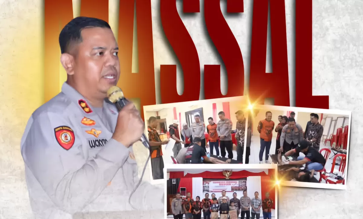 Sunatan massal modern di Bulukumba diikuti 30 anak dan menjadi momentum kolaborasi Pemuda Pancasila, danPolres Bulukumba, tenaga kesehatan dan komunitas. (Dok.Humas Polres Bulukumba) 