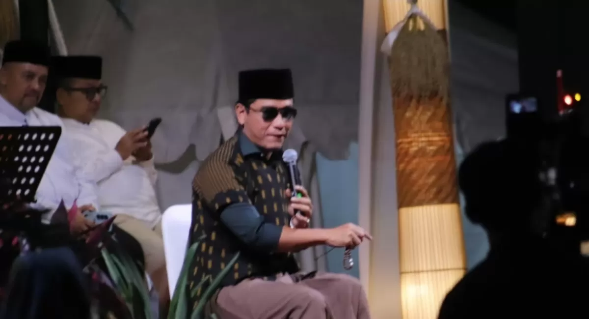 Gus Miftah memberikan pandangannya menjelang Muktamar NU di Tambakberas, Jombang. (Dok. Istimewa)