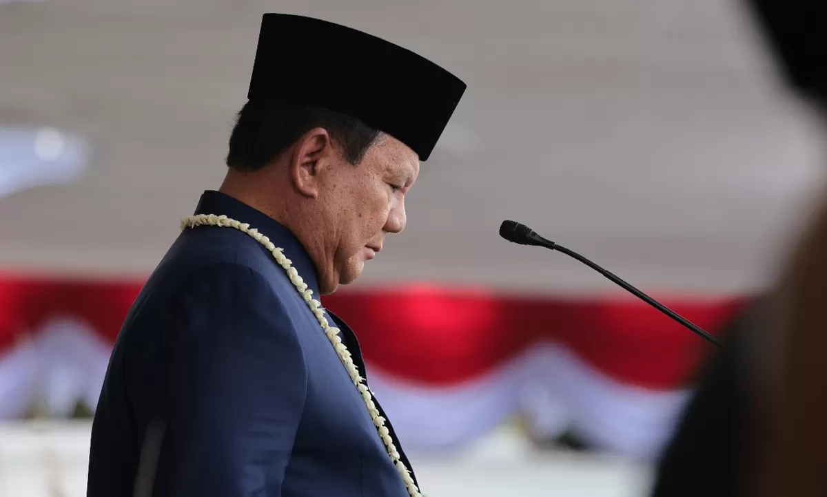 Prabowo mengajak peserta HUT ke-81 RI mendoakan korban bencana, sejumlah menteri turun langsung mendampingi warga terdampak gempa NTT. (Dok.Setpres)