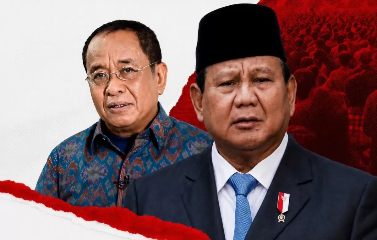 FOTO: Prabowo (kanan), Said Didu (kiri), menyoroti isu &ldquo;kudeta senyap&rdquo; Oktober 2026 terhadap Prabowo kembali menjadi sorotan. Benarkah ancaman nyata atau sebatas analisis. (Dok.Threads@fakta_nasional)