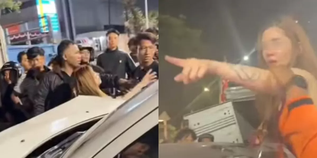 Menyoroti fakta terkini usai viral insiden kecelakaan yang melibatkan pengemudi wanita pada 2 lokasi berbeda di Surabaya. (Instagram.com/@sudutmks.id)