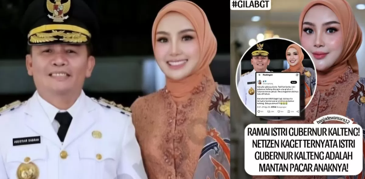 Fakta perjalanan cinta Aisyah Thisia dan Agustiar Sabran di tengah rumor liar netizen yang beredar di media sosial. (Dok.Threads@bantenpop/bagjadrwantara12/kolase MetroSelebes.com)