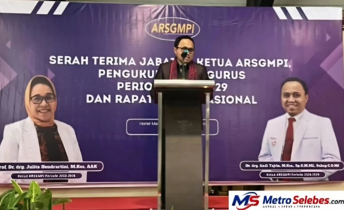 ARSGMPI menetapkan A. Tajrin sebagai ketua periode 2026&ndash;2029 dengan agenda besar menjadikan RSGM Pendidikan lebih mandiri dan berdaya saing. (Dok.Metroselebes.com/Ali 