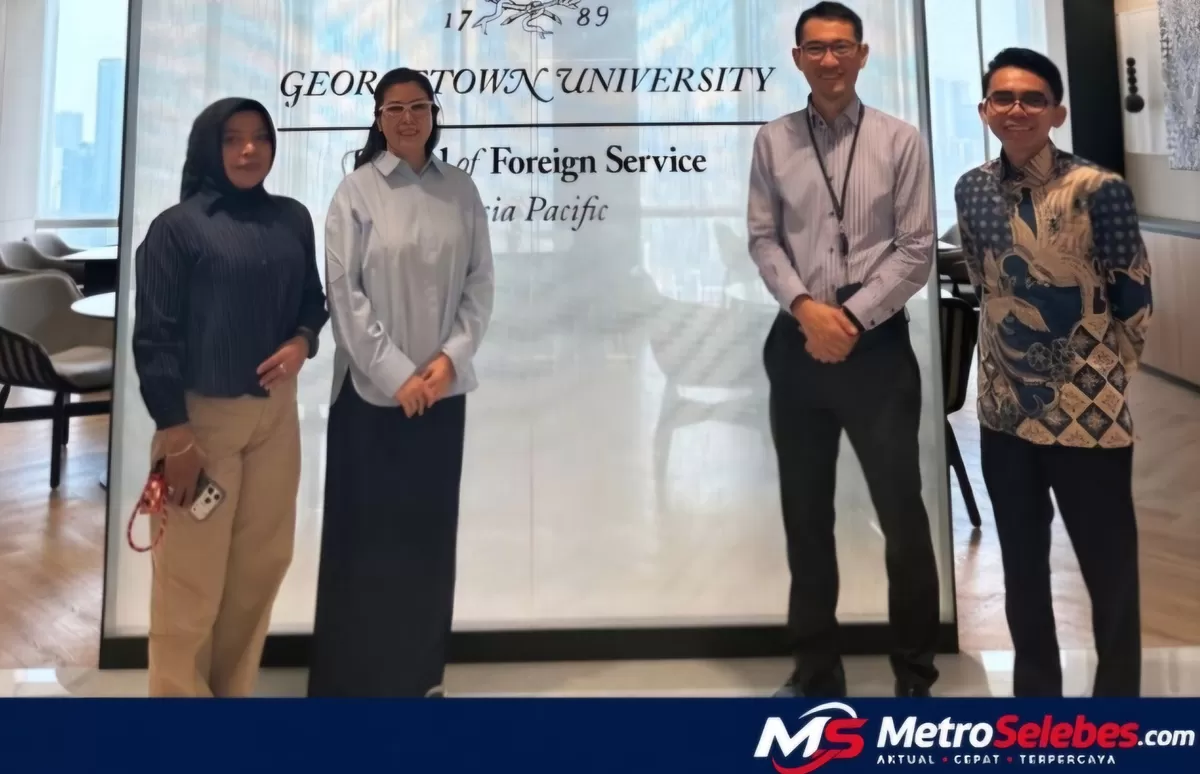 FOTO: Tampak Unhas menjajaki kerja sama dengan Georgetown University untuk mengembangkan riset resolusi konflik dan pembangunan perdamaian. (Dok.FH Unhas)