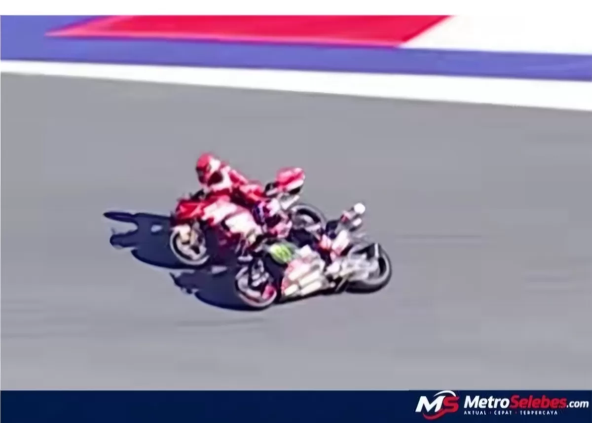 Marc M&aacute;rquez finis kedua di Sprint MotoGP Austria 2026, tetapi masalah rear casing Michelin membuat pace Ducati tergerus di Red Bull Ring. (Dok.MotoGP)