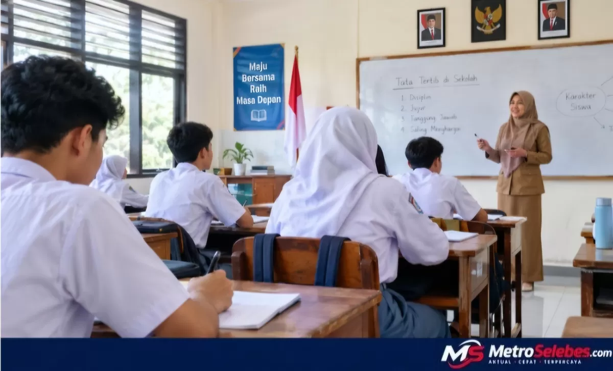 Disdik Sulsel mencabut PJJ dan mengembalikan pembelajaran tatap muka SMA, SMK, dan SLB setelah kondisi BBM berangsur normal. (Dok.Metroselebes.com/Keyla)