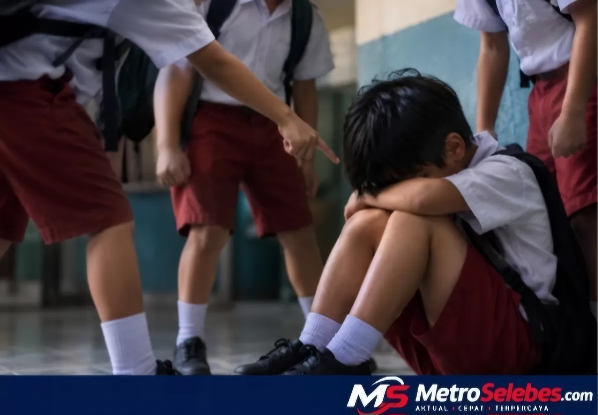 FOTO: Ilustrasi perundungan terhadap siswa sekolah dasar. Dugaan perundungan terhadap siswa SD di Pemalang masih dalam penyelidikan polisi. (Dok.Metroselebes.com/ilustrasi)