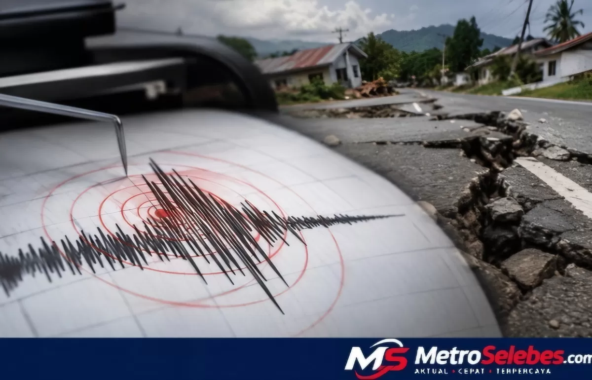 FOTO: IlustrFOTO: Ilustasi gempa. Kepala Stasiun Geofisika Kelas III Sumba Timur, Rudy Darsono, menyampaikan klarifikasi BMKG terkait kabar hoaks prediksi gempa M 8,5 di Sumba. (Dok. METROSELEBES.com/Ilustrasi)