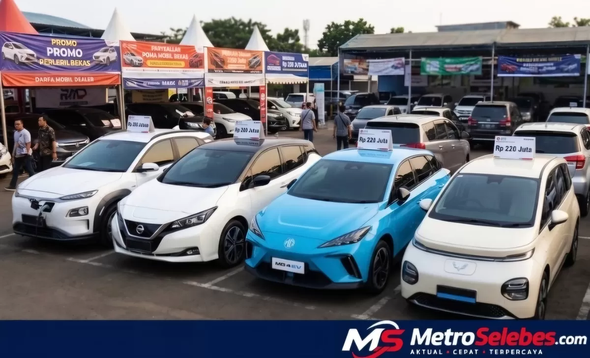 FOTO: Ilustrasi sejumlah model mobil listrik bekas produksi 2020&ndash;2024 ditawarkan di kisaran Rp200 jutaan, dengan harga bergantung pada kondisi dan varian kendaraan. (Dok.Promedia/ilustrasi)