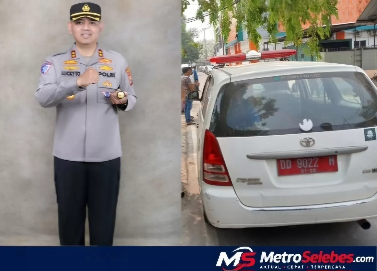 FOTO: Tampak Kapolres Bulukumba AKBP Stephanus Luckyto (kiri) dan mobil jenazah Anto (kanan), Kapolres menegaskan komitmen menangani kasus kematian tahanan di Polsek Kajang secara profesional dan transparan, dengan penindakan pada anggota yang terbukti melanggar aturan. (Dok.Humas Polres Bulukumba)