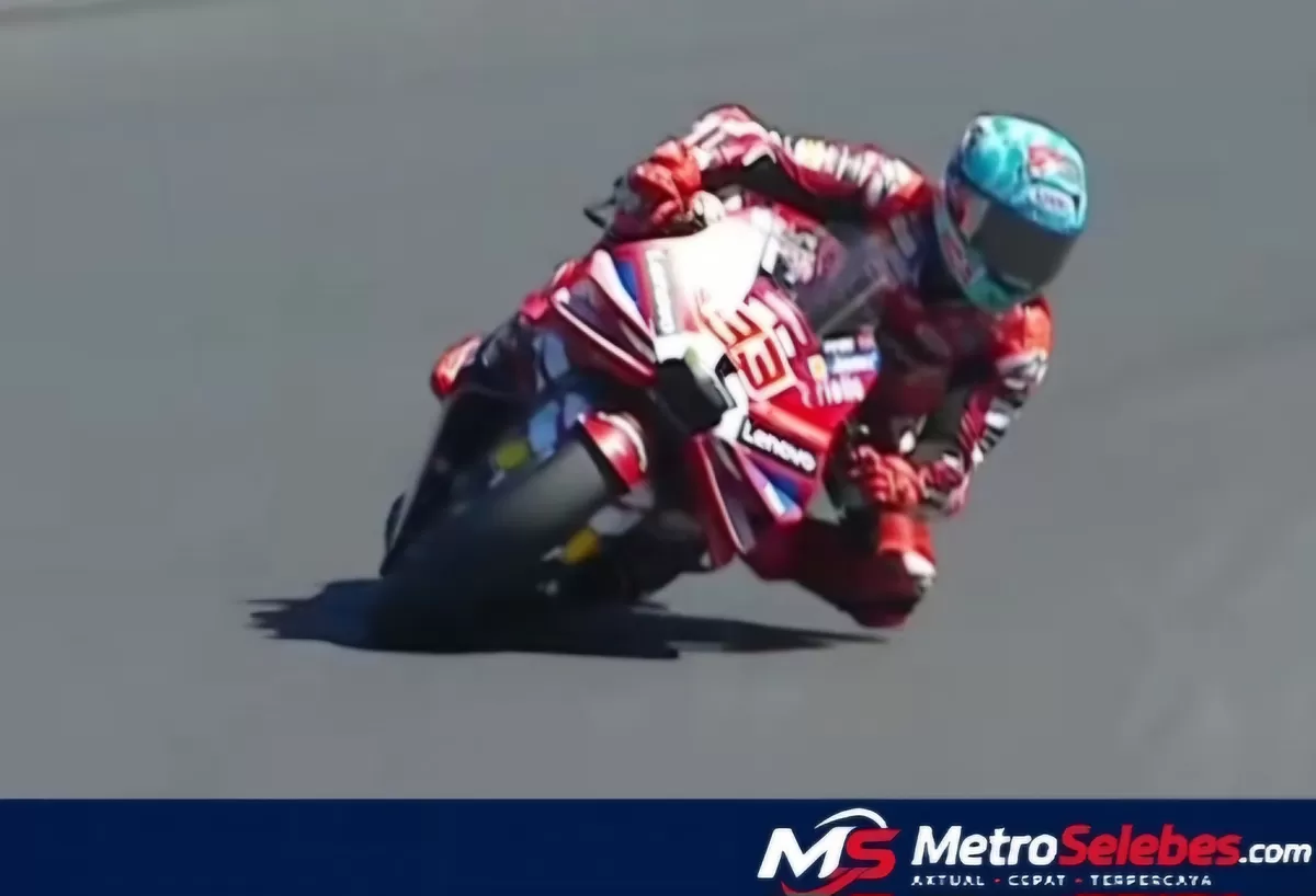 Tampak Marc Marquez mencatatkan waktu tercepat pada sesi FP1 MotoGP Australia 2026 di Sirkuit Phillip Island. (Dok. Instagram@spotvnew)