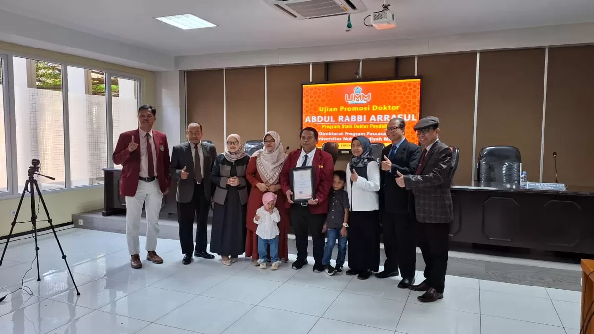 Lulus Doktor dengan IPK 4,0, Abdul Rabbi Arrasul Perkuat SDM Akademik ...