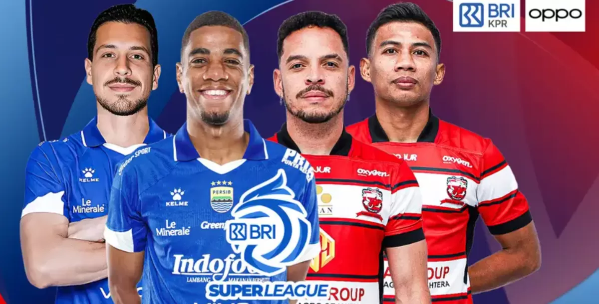 Pertandingan Persib Bandung vs Madura United. ((vidio.com))