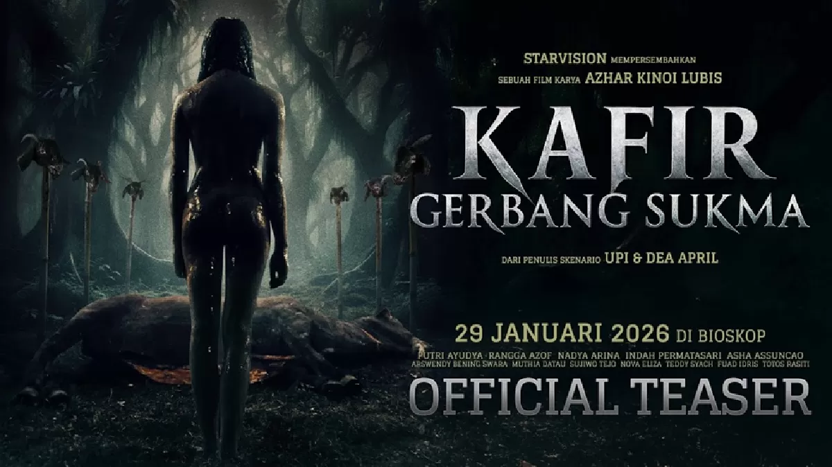 Film "Kafir Gerbang Sukma" akan segera tayang pada 29 Januari 2026. (Youtube @Cinema21)