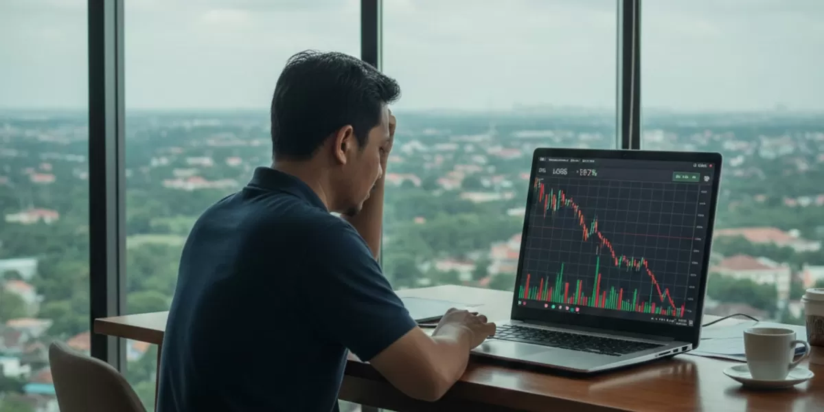 Ilustrasi: Trading halt adalah mekanisme teknis pasar modal untuk mengurangi kepanikan, menjaga psikologis, dan menjaga segmen investor. (Pejuangkantoran.com/Made with Google AI)
