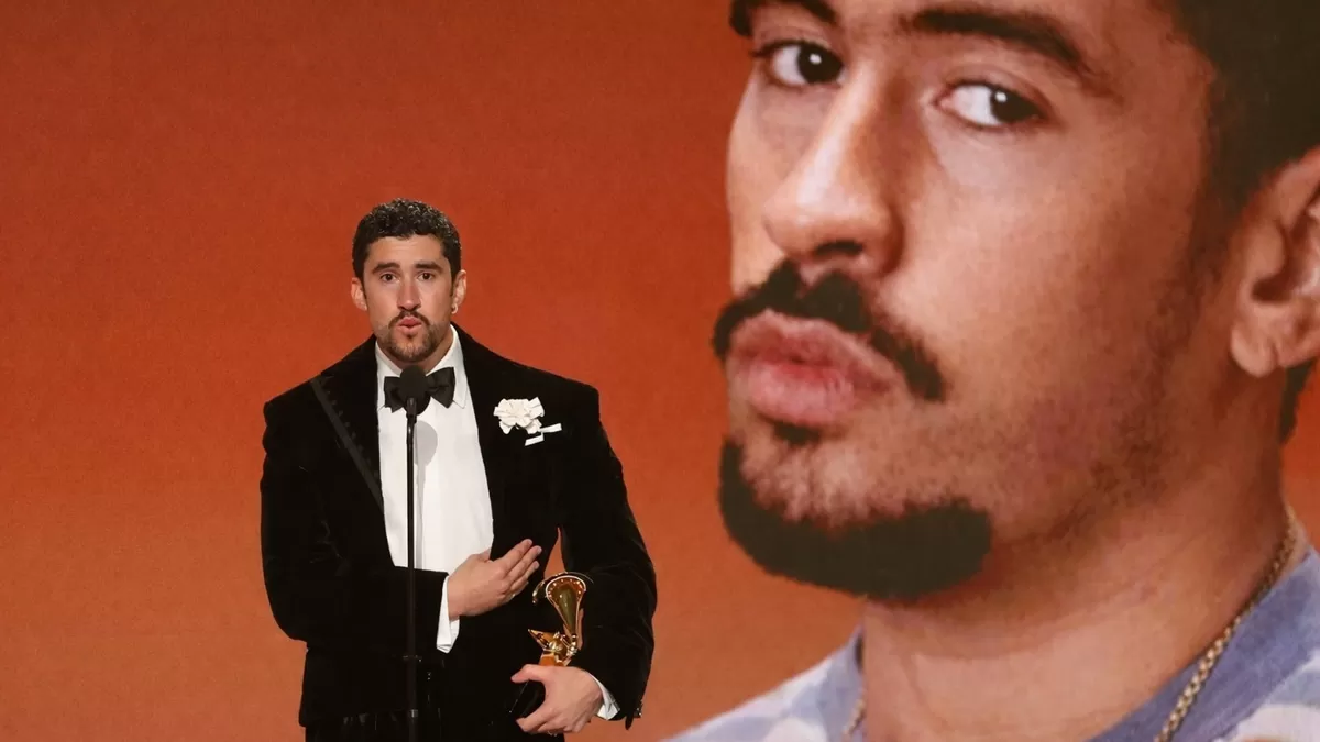 Penyanyi dan rapper asal Puerto Rico, Bad Bunny, merebut Grammy Awards untuk kategori paling bergengsi, Album of the Year. (Instagram @grammy)