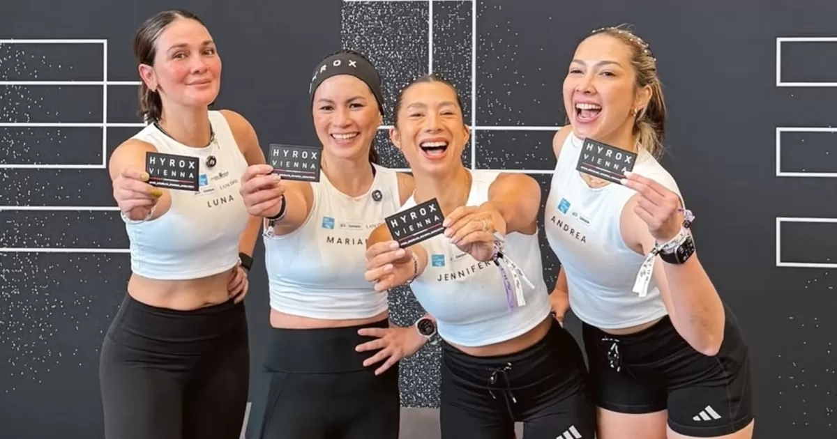 Luna Maya, Marianne Rumantir, Jennifer Bachdim, dan Andrea Dian, saat mengikuti Hyrox Vienna di Austria pada 6-8 Februari 2026 lalu. (Instagram @jenniferbachdim)