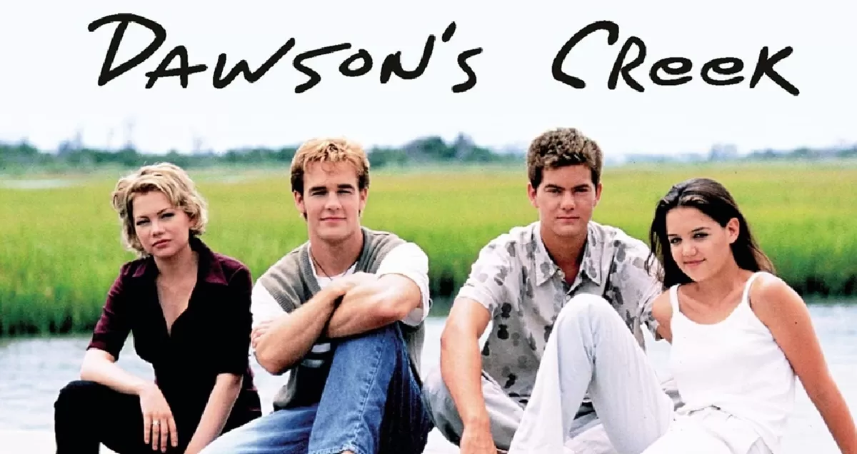 Bintang serial drama Dawson's Creek, James Van Der Beek (kedua dari kiri) meninggal dunia di usia 48 tahun. (IMDb)